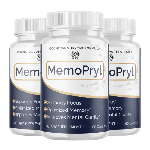 MemoPryl 6 Bottle Pack — Cognitive Support Formula