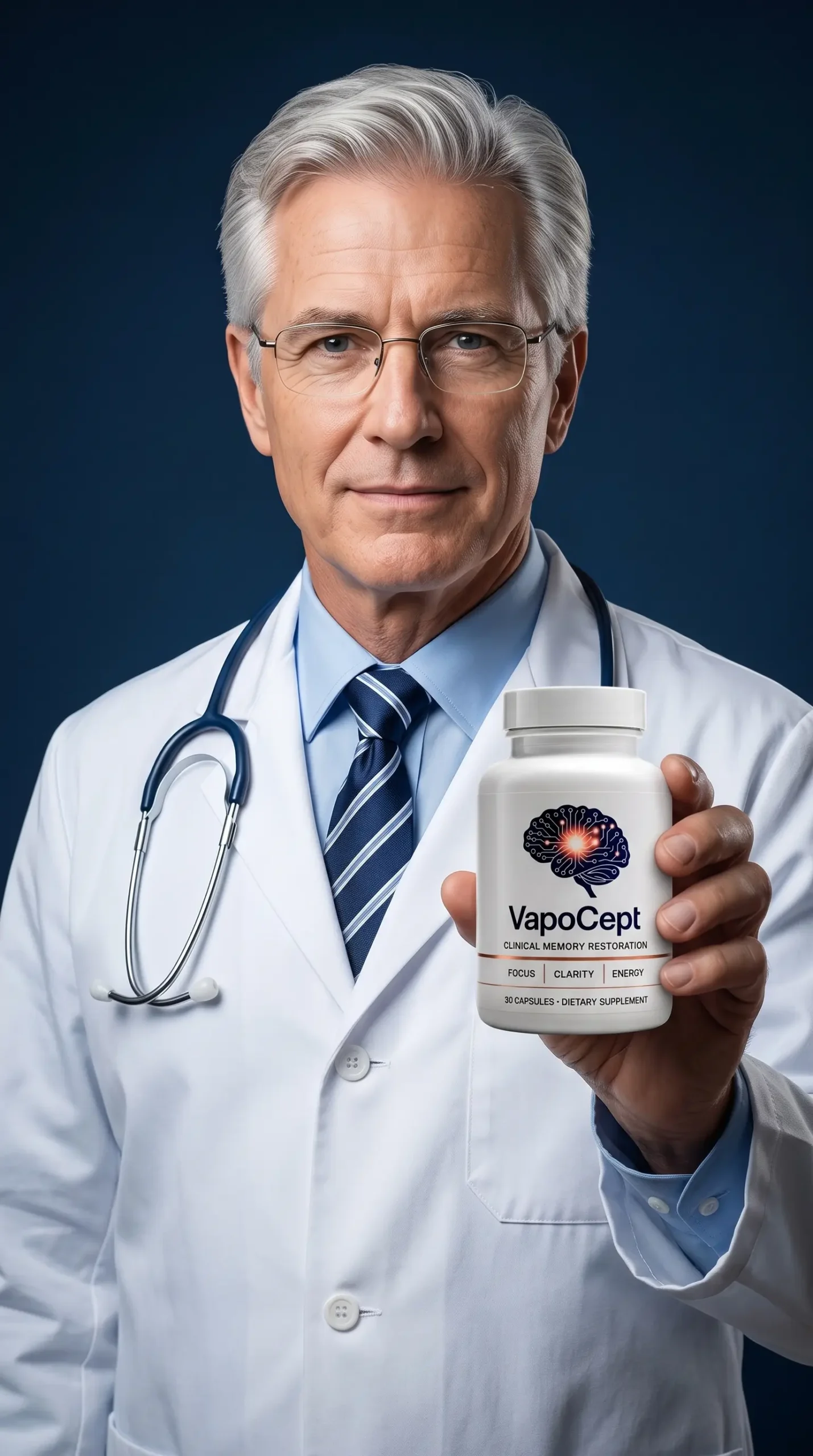 Medical professional reviewing VapoCept